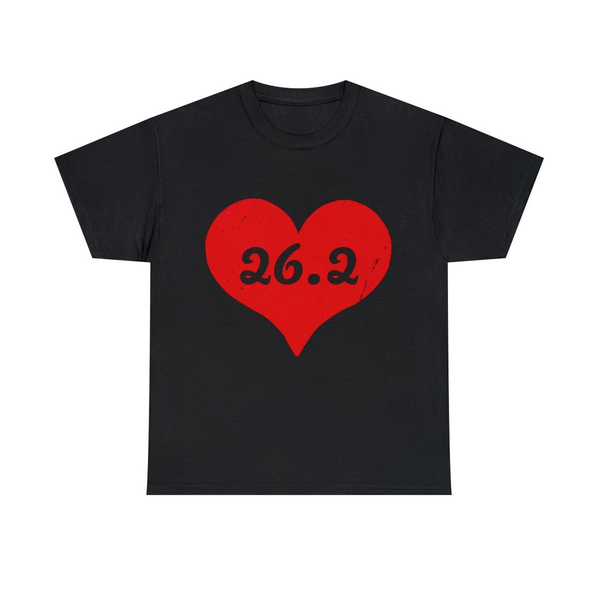 I Love 26.2 Marathon Graphic Tee Shirt, S-5XL 4XL