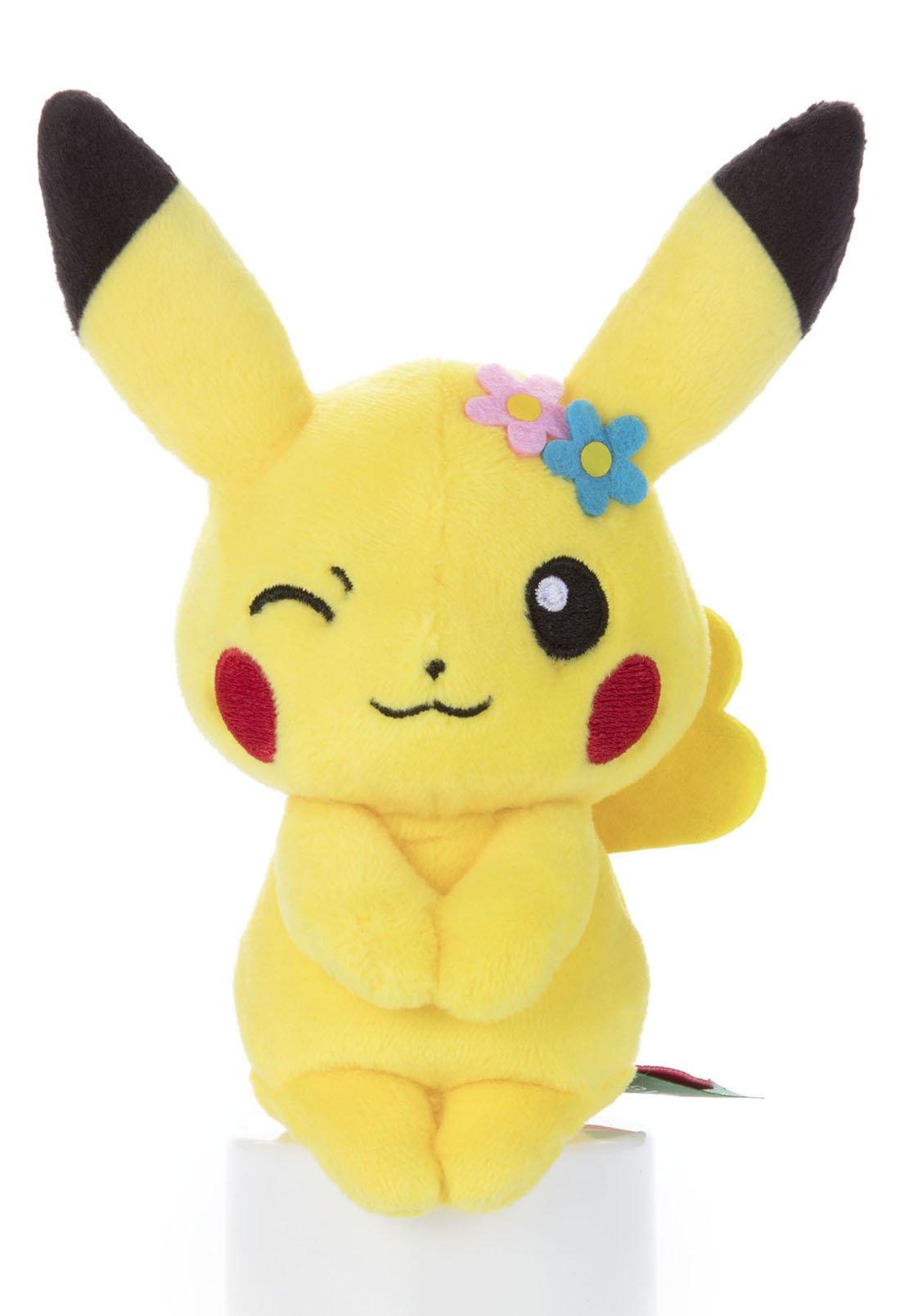 

Pokémon Chokkorisan Pikachu (female form) - approximately 12cm tall