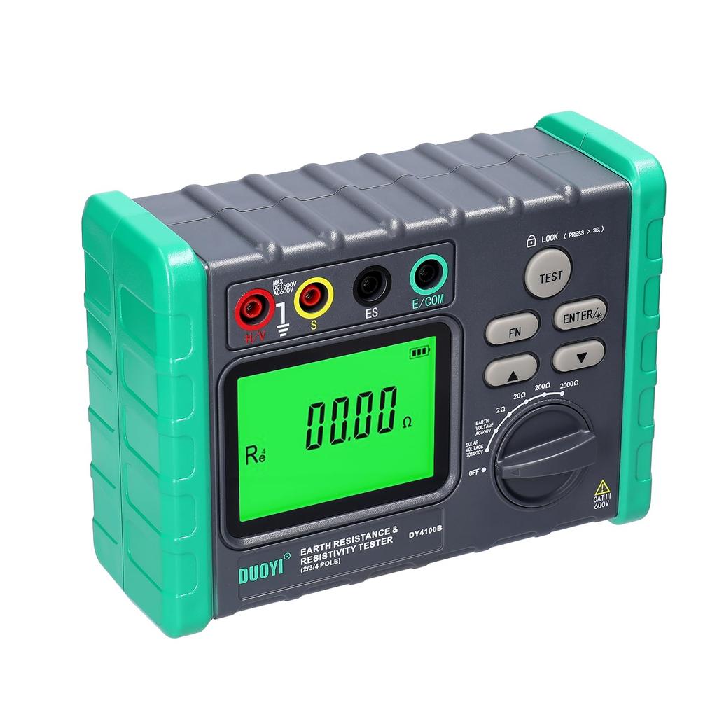 Irfora Digital Multimeter Ground Resistance Solar Power Generation Voltage Meter Tester, Tester,