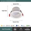 Nufeng LED Deep Cup Anti-Glare Embedded Downlight