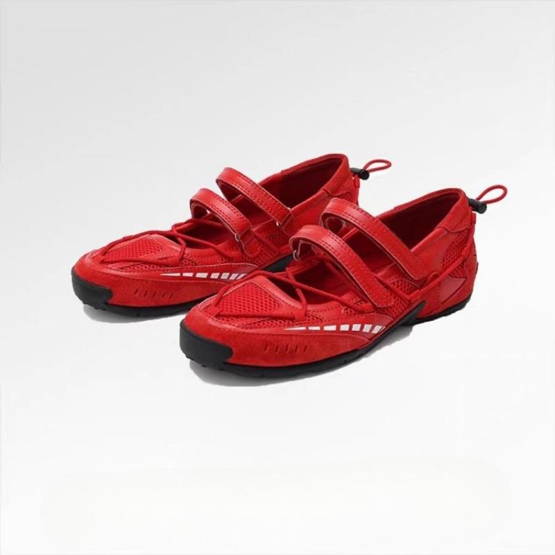 

Новая дышащая спортивная обувь на липучке для повседневной носки 40 красный