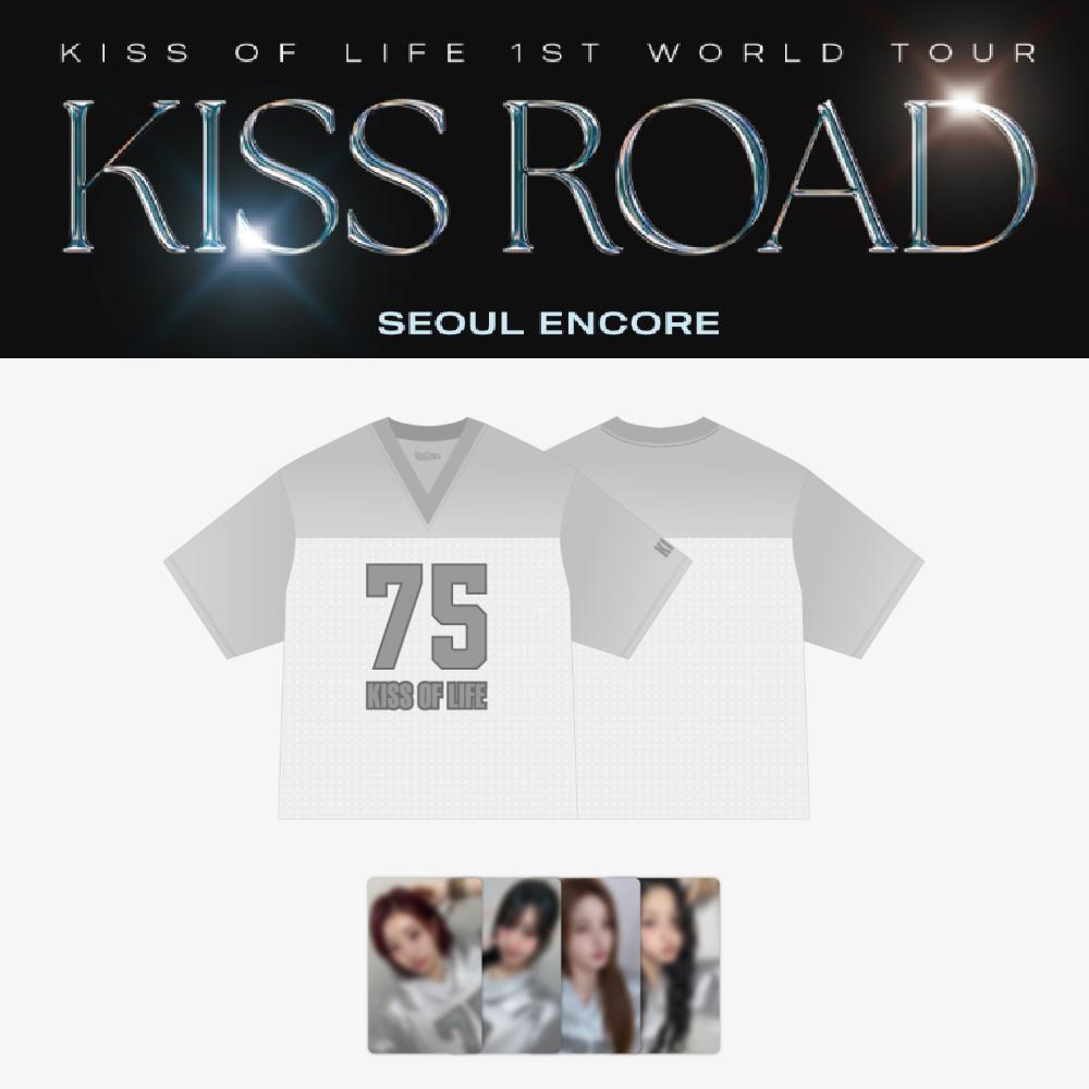 

KISS OF LIFE 1-й Мировой Тур KISS ROAD Сеул Энкор Футболка-униформа M size