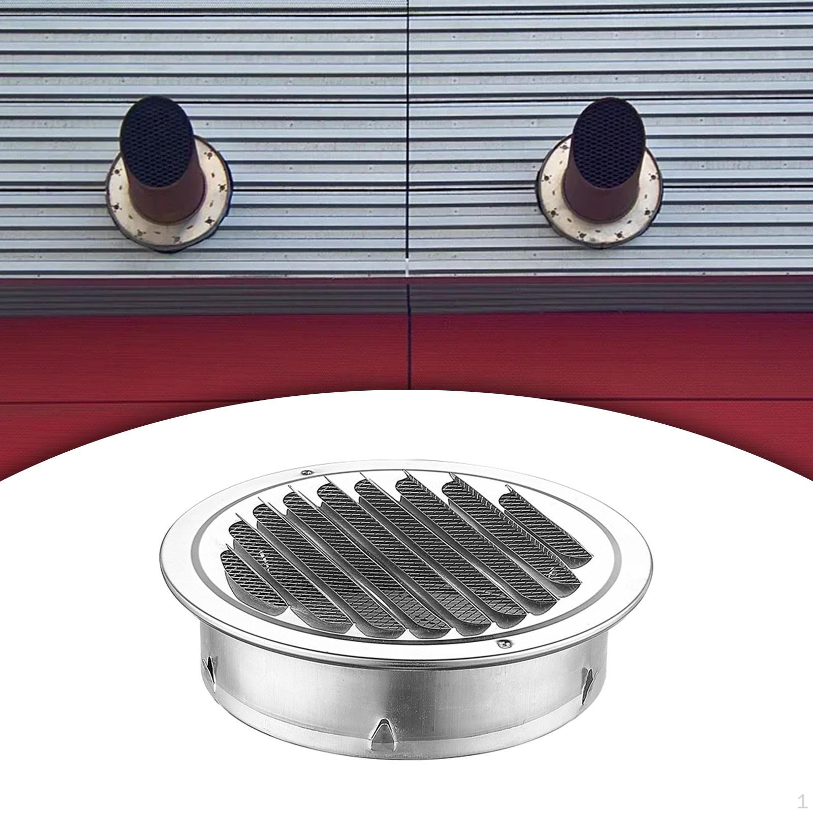 

Вытяжка воздуховода с круглой нержавеющей решеткой и сетчатой ​​сеткой для 120mm