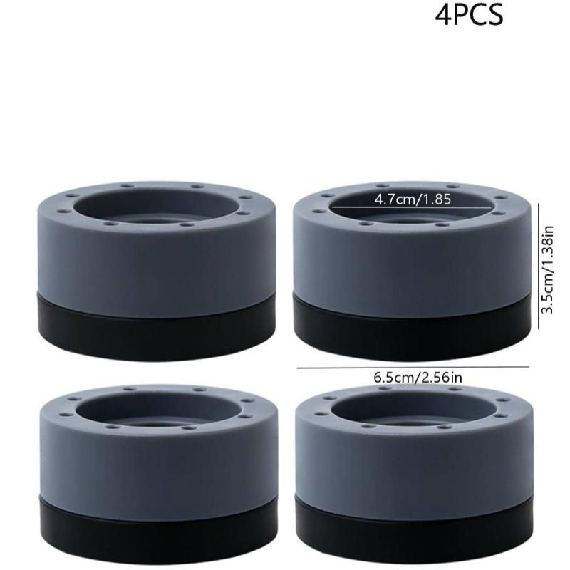 

4 шт. Двухцветная подставка для ножек стиральной машины, Подставка для увеличения высоты, Противоскользящая подкладка для дома