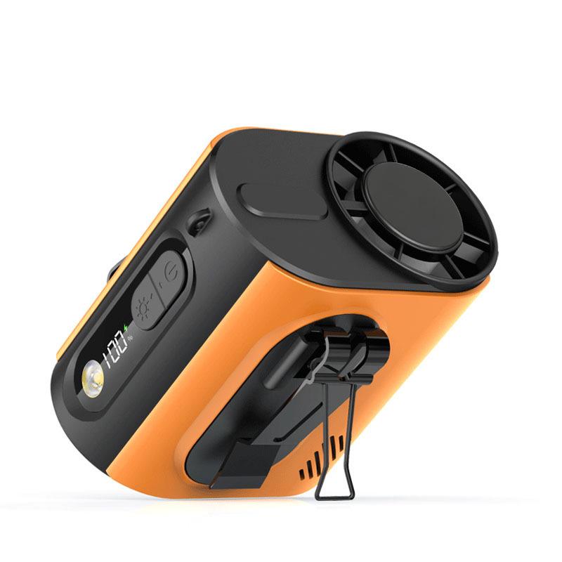 

2026 New Outdoor Waist-Hanging Cooling Fan and Ice Pack for Work and Travel 9.7*9.1*7.9 CM