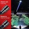 999000LM Hochleistungs-LED-Taschenlampen Wasserdicht Zoom Arbeitslicht 3000M Außenbeleuchtung Camping Angeln Laterne Wiederaufladbare Lampe