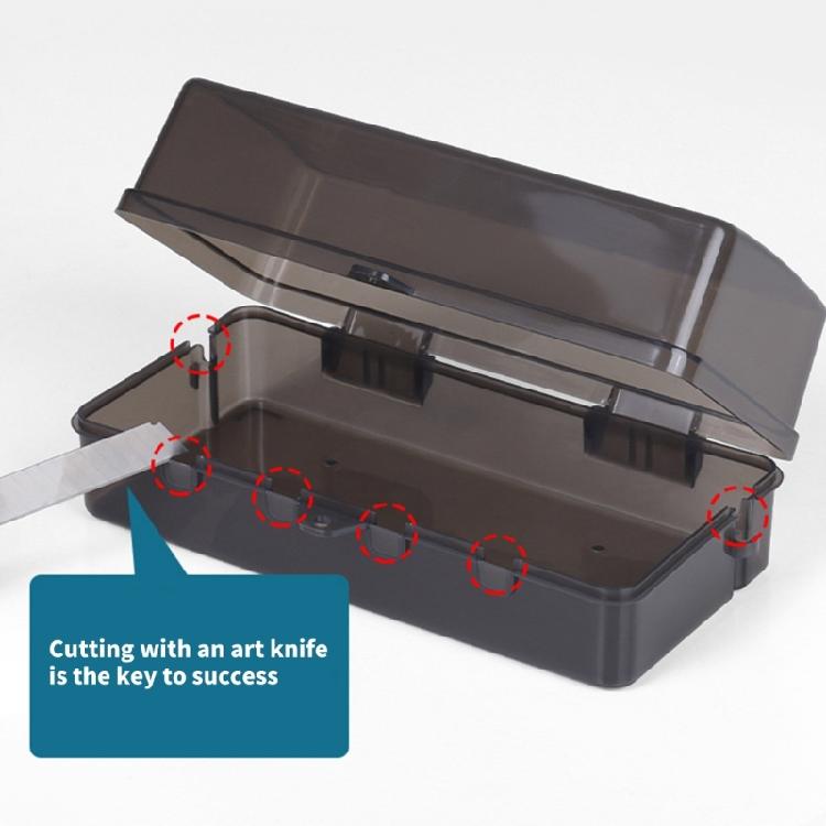 Waterproof Cable Management Box Plastic Plugs Box Socket Protective Cover Electric Outlet Protector for Protect Plugs