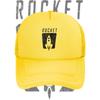 Space Rocket Grunge Design Badge Baseball Cap Anime Graphic Hats Adult Unisex Women Sports Outdoor