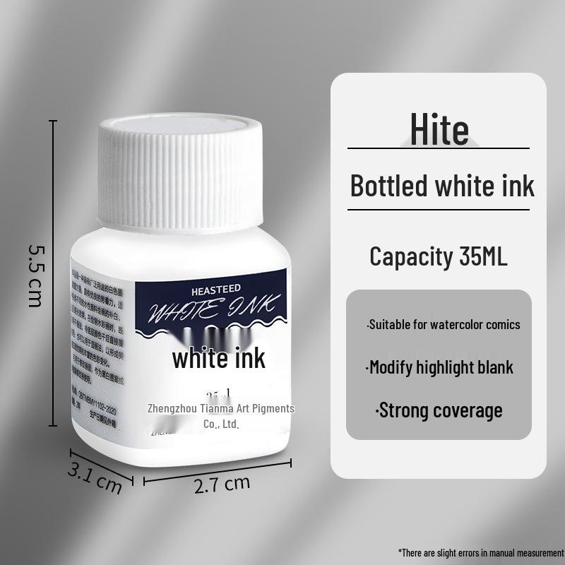 Haiter Waterproof White Ink Brush for Manga and Starry Sky Highlights