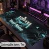 Large Mouse PadNirvana Custom Name Text Personalized Desk Mat Non Slip Gaming Pad