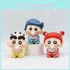 Adorable Pvc Shinchan Figure Q Version Cute Cartoon Anime Model Collectible Toy