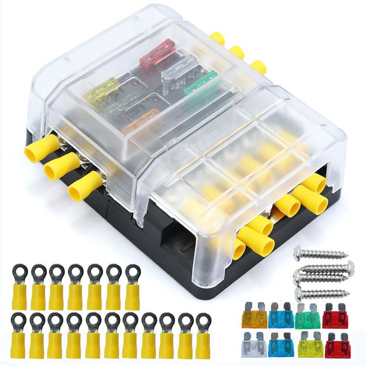

Modular Design Fuse/ Bus Bar Box Series/ Heavy-Duty Terminal Studs чорний