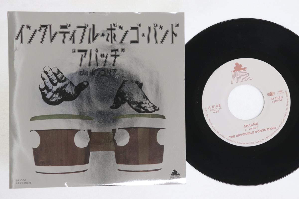 

7inch Record INCREDIBLE BONGO BAND - Apache / Bongolia SOLID38 SOLID 2018 Japan Soul/Funk Used