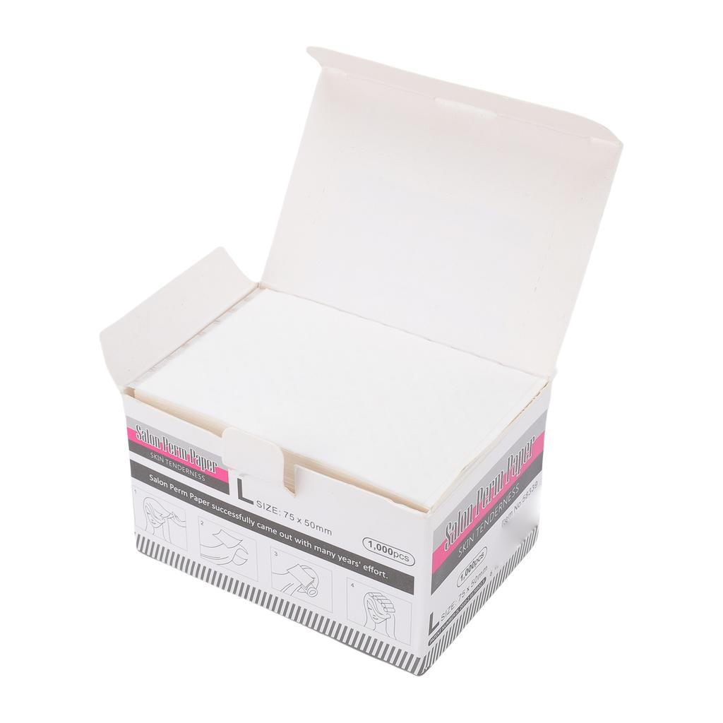 1000PCS Hair Perm Paper Breathable Heatproof High Toughness Thin Mesh Hair Styling Curling Paper for Home Salon Shop