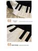 Vintage Black & White Piano Design Skirt - Retro Summer Art Style