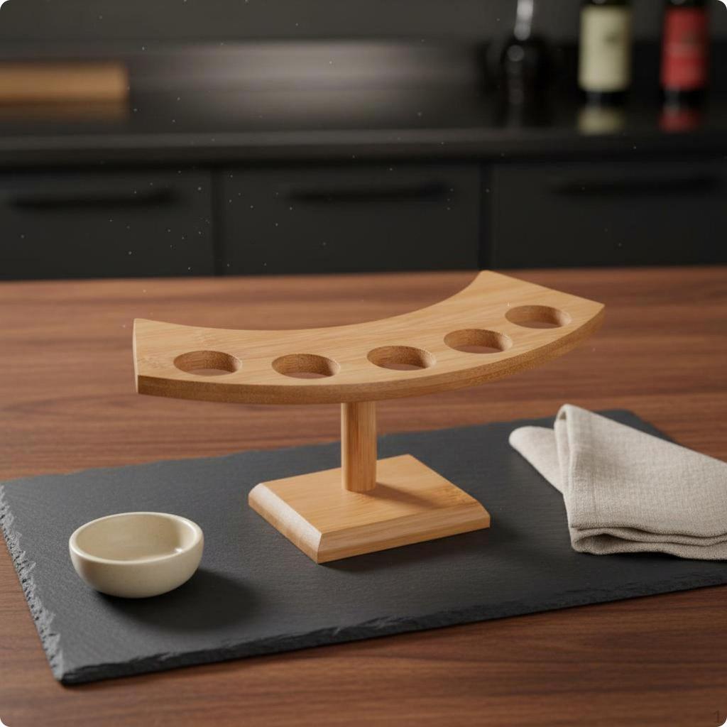 Holz-Taco-Halter Kreative Anrichte Sushi-Ständer Holz-Display