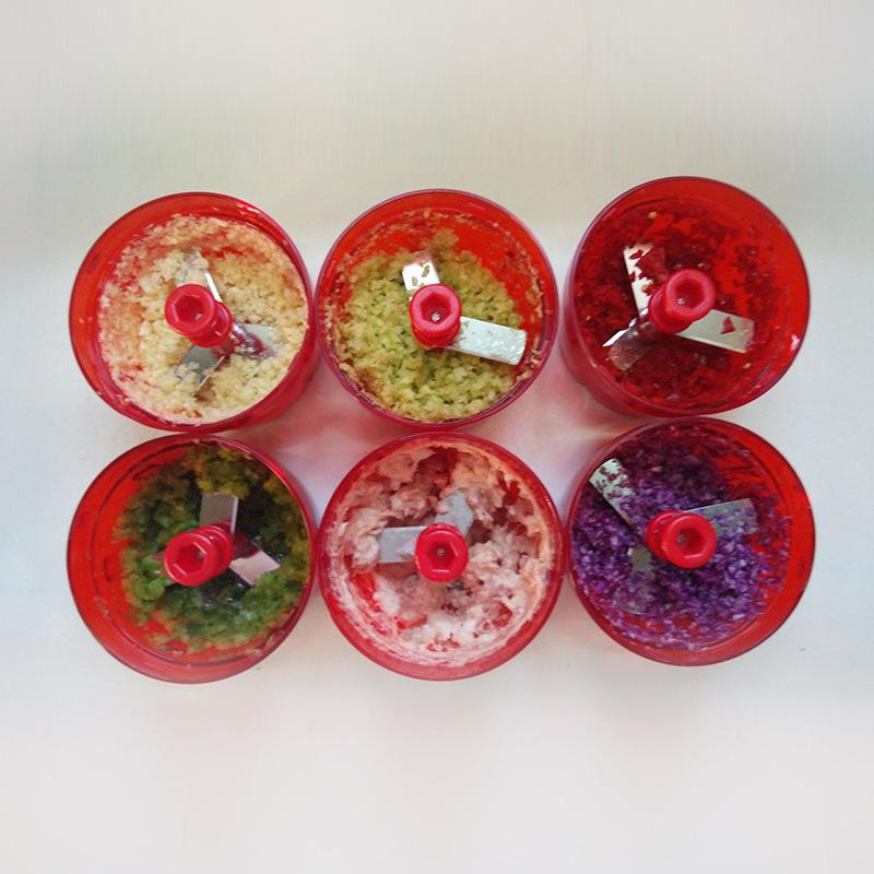 Minihackare, 300 ml, Manuell matberedare, Köksredskap för att hacka örter, nötter, vitlök, grönsaker