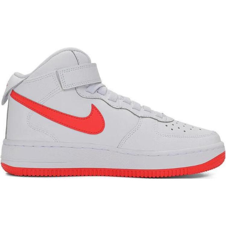 Nike Air Force 1 Mid Easy On Άνετα Ευέλικτα Αντιολισθητικά Ανθεκτικά Μποτάκια Μέχρι τον Αστράγαλο Παιδικά Αθλητικά Παπούτσια Παιδικά Αθλητικά Παπούτσια Λευκά FN1193106