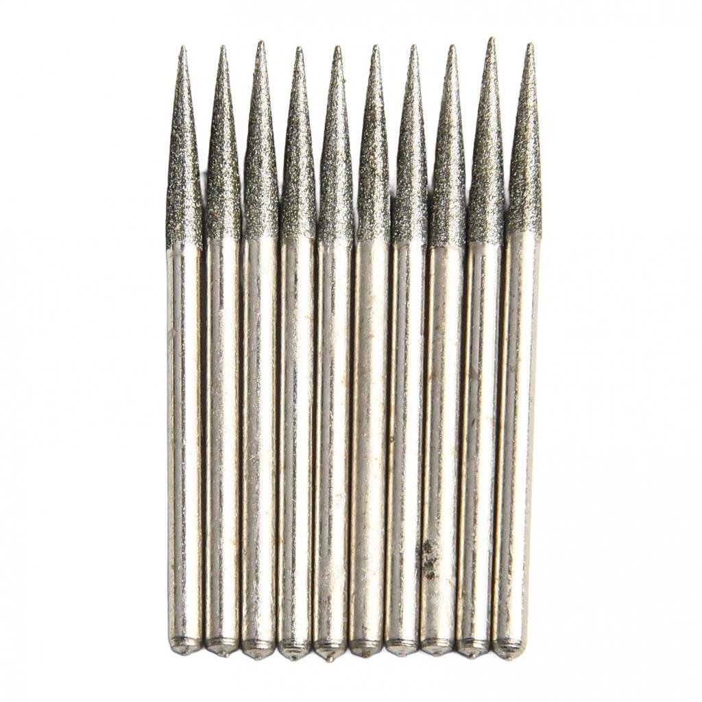 For Rock Grinding Head For Pulling Straight Lines 70mm 10Pcs For Reaming Silver