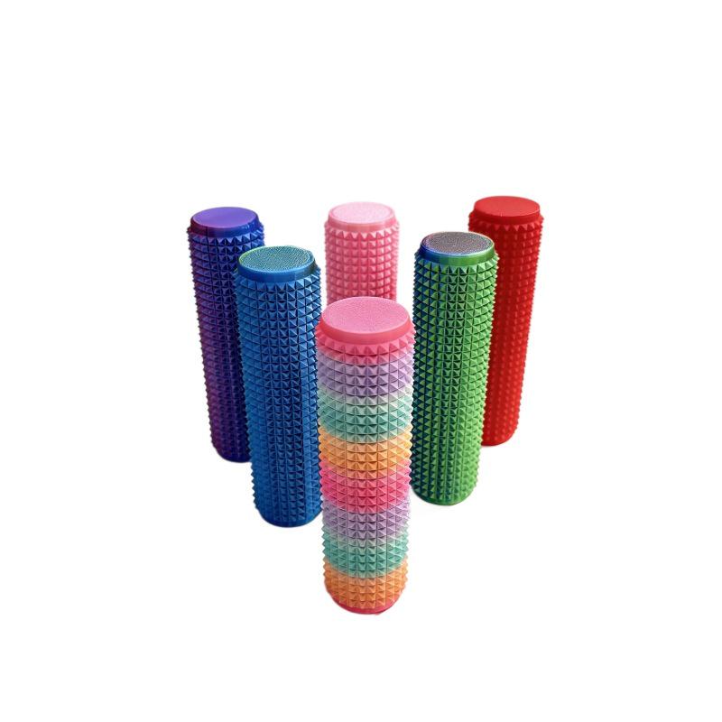 Przenośny kolczasty obrotowy wałek do masażu