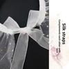 3PCS/SET Glitter Wedding Scarf Romantic Wedding Dress Accessories Lace Scarf Bracelet  Photoshoot
