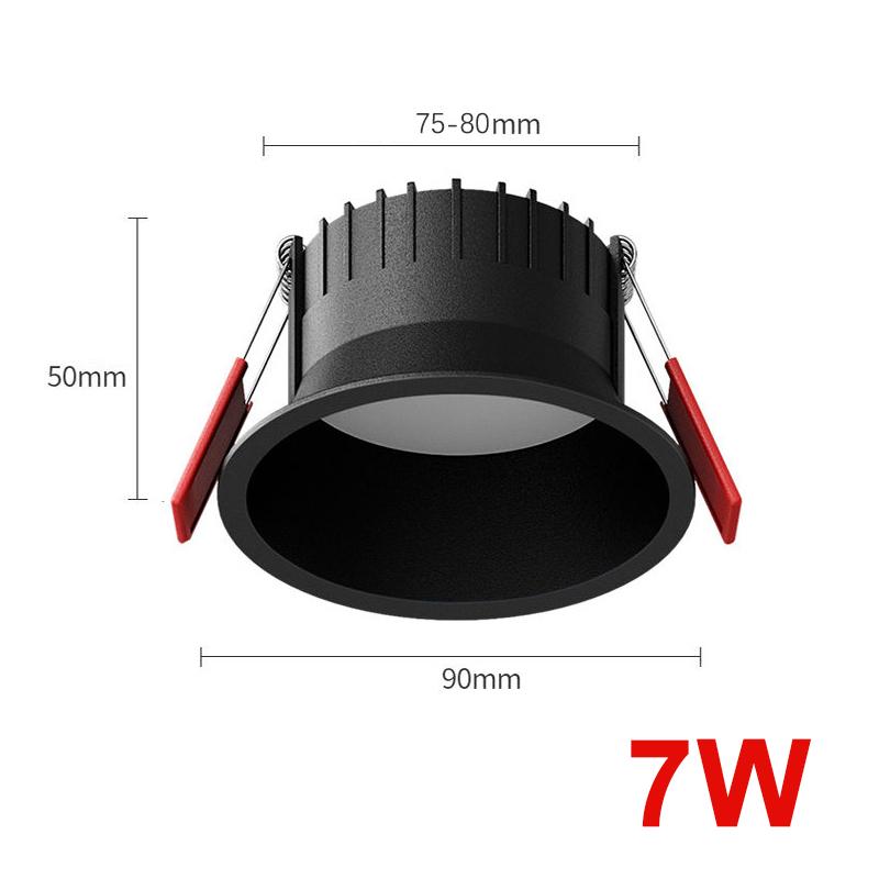 

Светодиодные потолочные светильники Nordic, внутреннее освещение, гостиная, спальня, обеденный стол, кухня, коридоры, украшение дома, потолочный светильник 1pc&3 Light Color чёрный