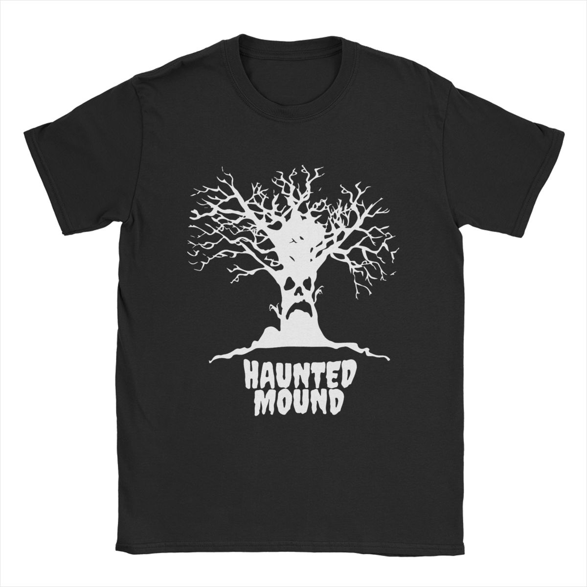 

Смешные футболки Haunted Mound Sematary Harold для мужчин и женщин, хлопковая футболка, идея для подарка, одежда S чёрный