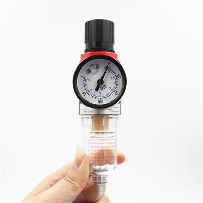 1PCS1/4 "Air Compressor Filter Water Oil Separator Regulator AFR2000 Air Treatment Can Be Used with PC/PT Series Hose Connectors