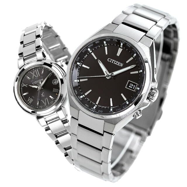 

[Citizen] CITIZEN Atessa Cross Sea Watch Pair Watch Couple Commemorative CB1120-50E ES9430-89E Men s Women s