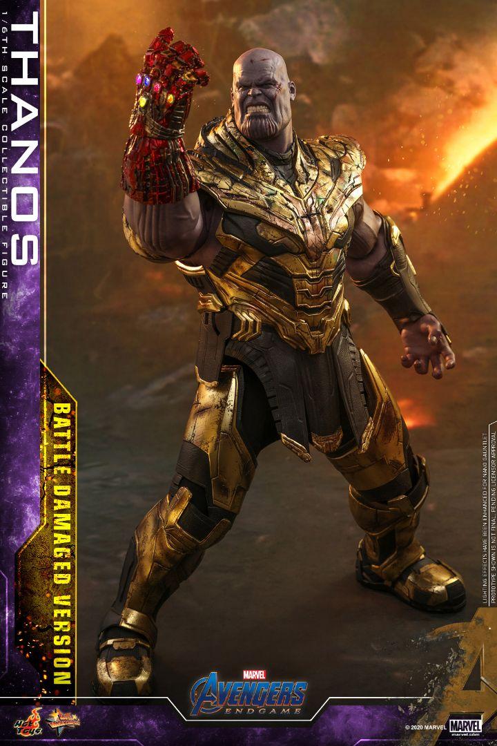

[USED] Hot Toys Movie Masterpiece Avengers Thanos (Battle Damaged Version)