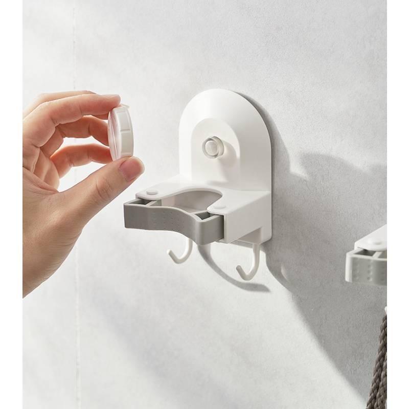 Adhesive Multi Purpose Hooks Tpr Abs Durable Hold For Home Organization Office