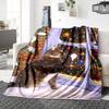 Christmas Cat Window Blanket Soft Throw Blanket For Home Bedroom Bed Sofa Travel Office Solid Christmas Blanket