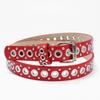 Hollow Belt Women'S Decorative Jeans Belt Punk Simple Blue Pin Buckle Belt