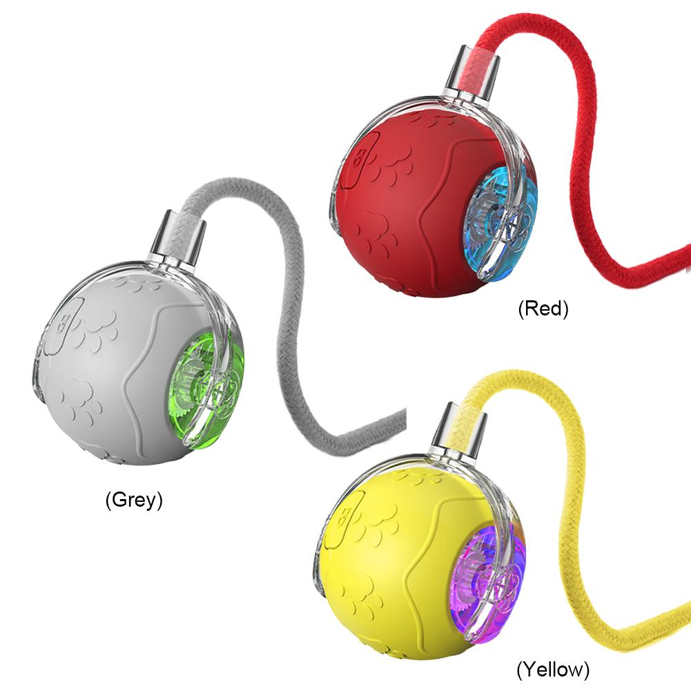 Interactive Cat Toy Ball 3 Modes Automatic Rolling Ball Rechargeable Self Rotating Ball Fast Rolling Ball for Bored Indoor Cats