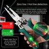 Industrial Multifunction Wire Stripping Tool Integrated Voltage Detector Ergonomic Nonslip Grip for Electricians