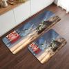 War Thunder (14) Flannel Kitchen Mat Soft Anti-Slip Kitchen Floor Runner Rug Kitchen Rug for Home Kitchen Decor