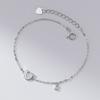 14K Silver Bling Horseshoe Lucky 925 Bracelet