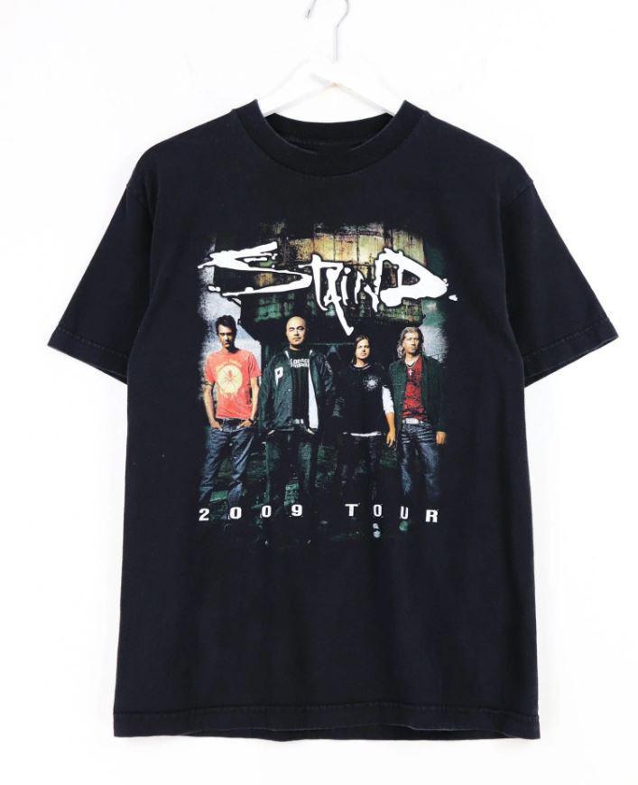 Staind band 2009 Tour Unisex T-Shirt All Size NI361 Unisex T-Shirt S