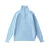 Women's Solid-color Fashionable Long-sleeved Top Sweater