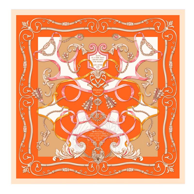 Aurora 'Love Letter' Floral Silk Scarf & Umbrella Set