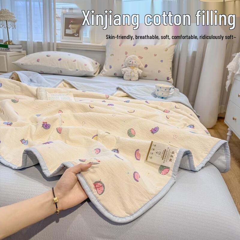 Xinjiang Cotton Double-Layer Gauze Summer Quilt