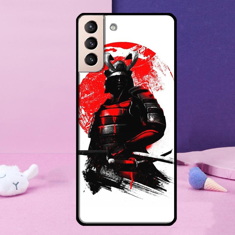 Japanese Samurai Ninja Phone Case For Samsung Galaxy S25 Ultra S24 Ultra S9 S10 S20 S21 S22 Plus S23 S24 FE Cover