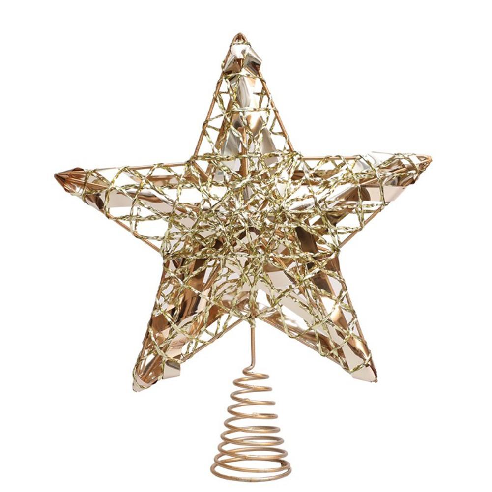 Christmas Decoration Christmas Tree Top Star Five-pointed Star
