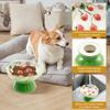 Ceramic Pet Bowl 150 ml Heighten Slow Feeder Cat Bowl with 15 ° Inclined Design Wide Mouth Cat and Dog Water Bowl Pet Supplies