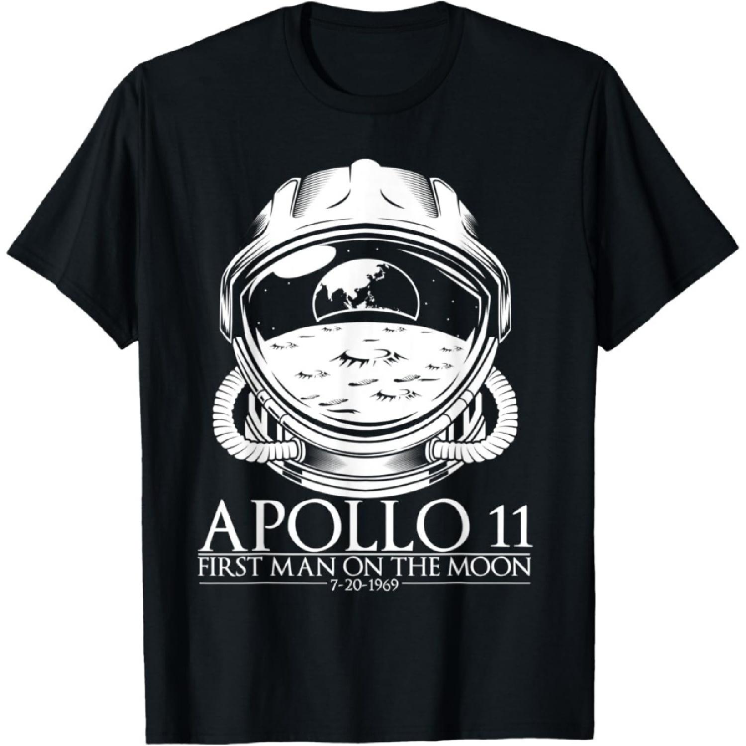Футболка «Аполлон-11 Первый человек на Луне» Футболка «Астронавт Космический шлем» S