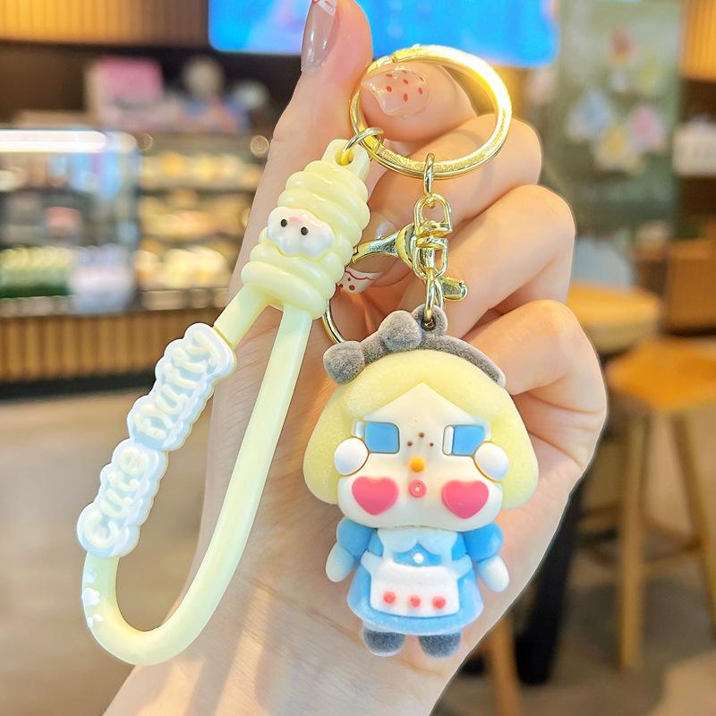 Cartoon Niedlich Weinendes Baby Tränen Mädchen Schlüsselanhänger Taschenanhänger Beflockter Schmuck Kinderpuppenautomat Geschenke