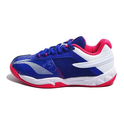 Comfortable Badminton Training Low-Top Running Shoes Kids Sneakers Blue White AYTR012-1