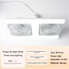 New Dual Fan Ceiling Light, E27 Screw Base LED Fan Lamp for Bedroom Kitchen, Super Strong Wind Quiet Ceiling Fan Light