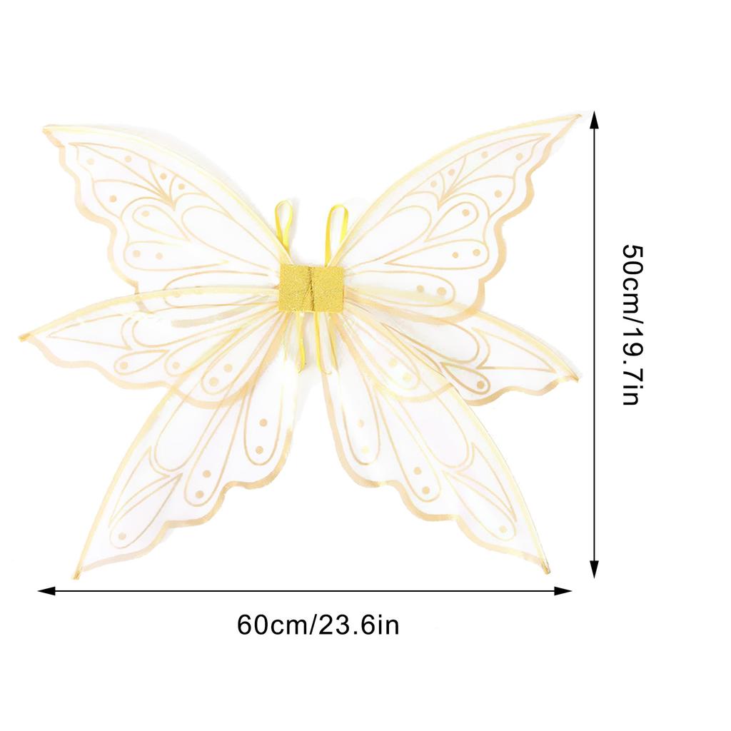 Fairy Wings Girls Women Mythical Costume Elf Wings for Kids Cosplay Photo Prop Accessories