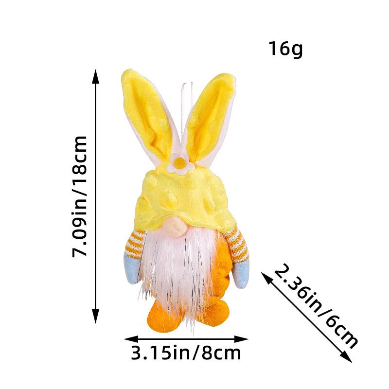 Velikonoční Králíček Gnóm Barevný Králíček Plyšový Závěsný Sváteční Party Potřeby Plyšový Králík Goblin Dekorace Pro Obývací Pokoj Poličku Dům